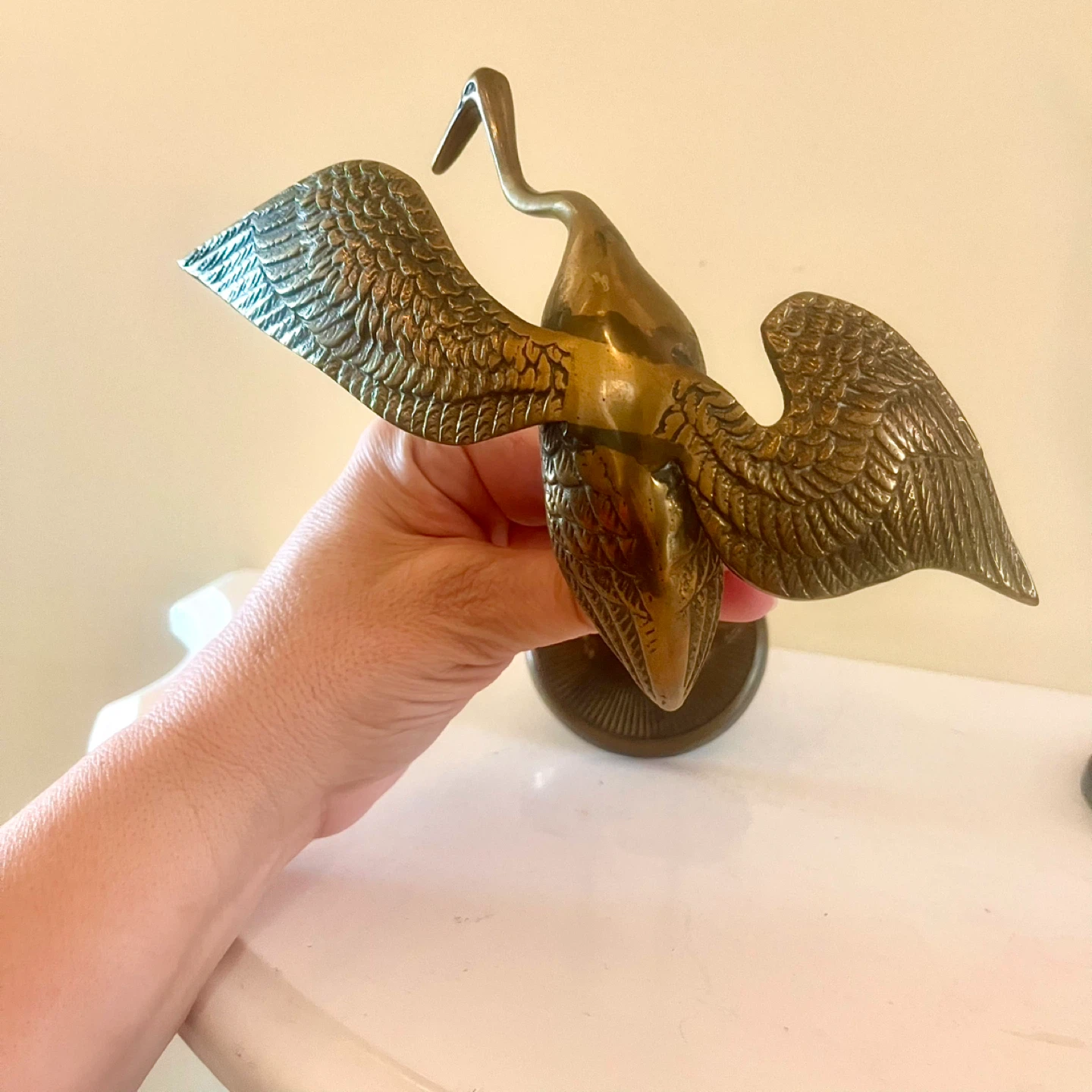 2 MCM Brass Cranes - photo 3