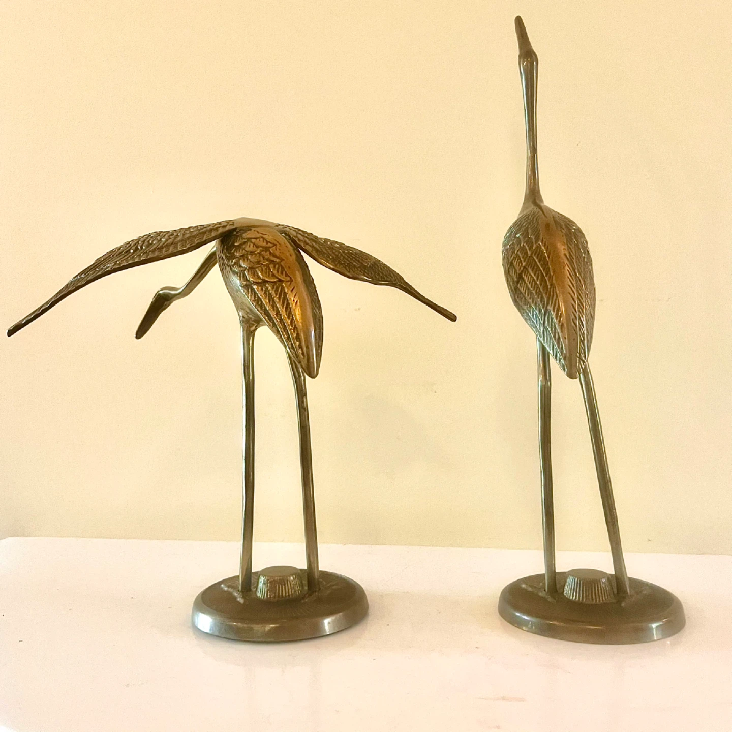 2 MCM Brass Cranes - photo 2