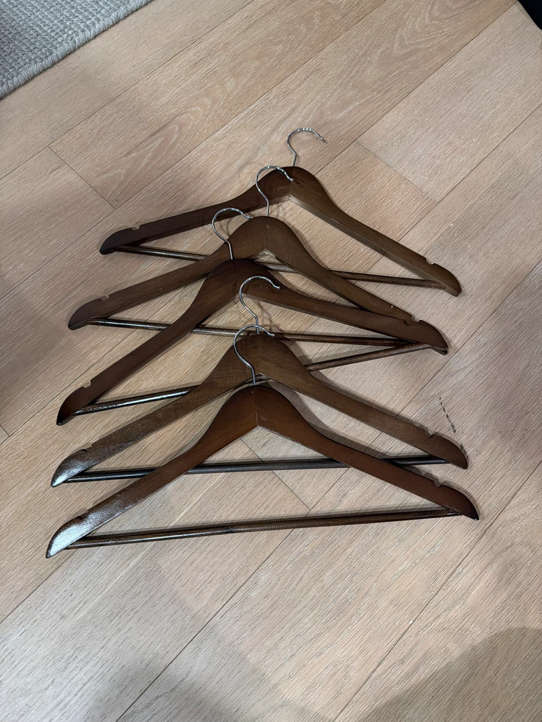 Wooden Hangers - Set of 5