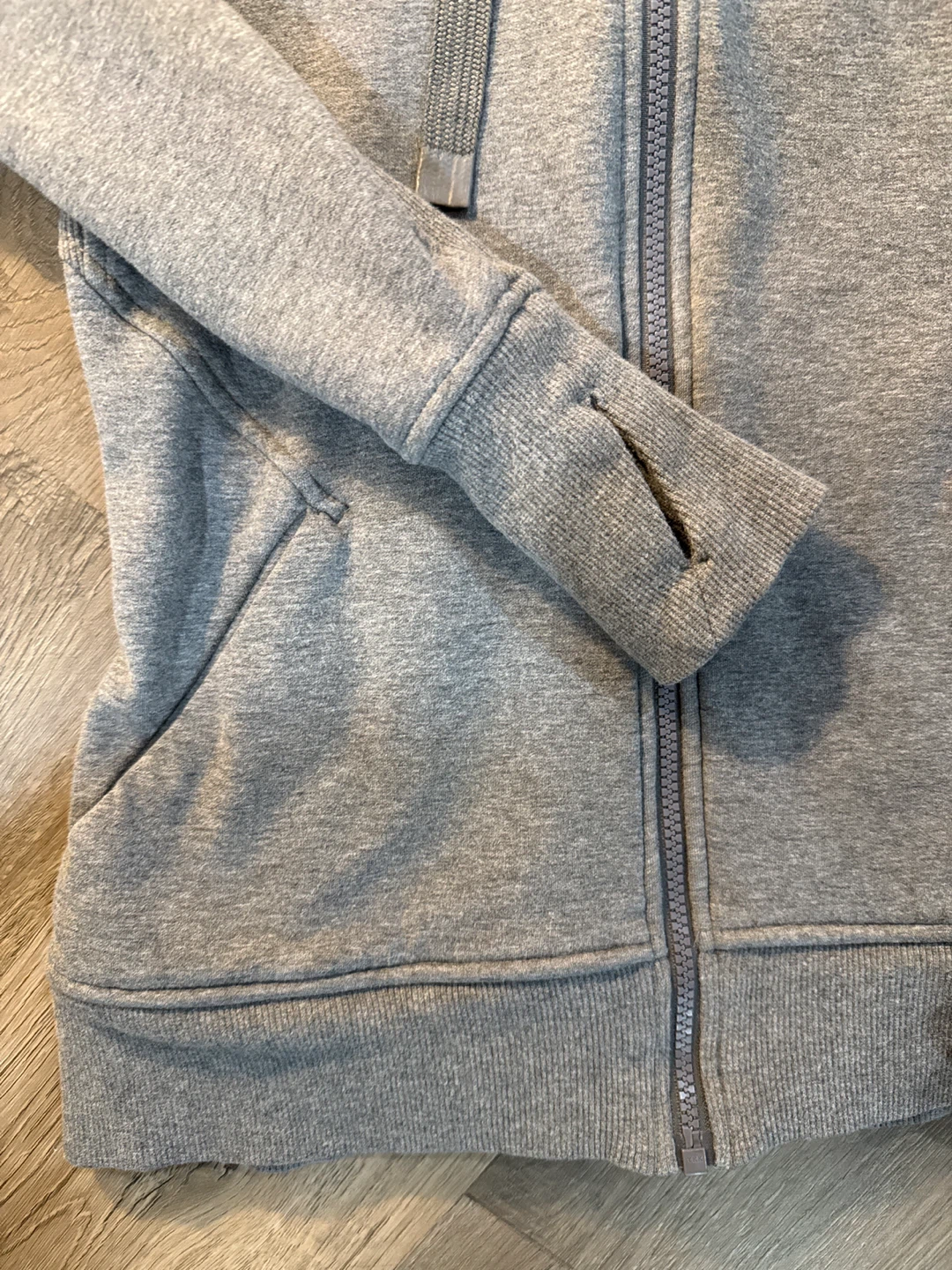 Athleta Gray Zip-Up Hoodie XXS - photo 2