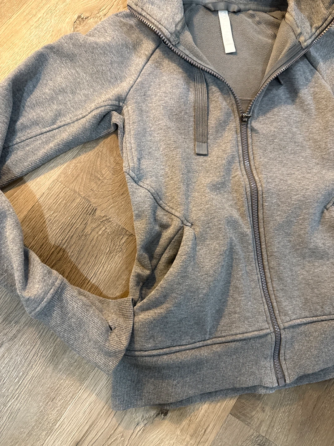 Athleta Gray Zip-Up Hoodie XXS - photo 5