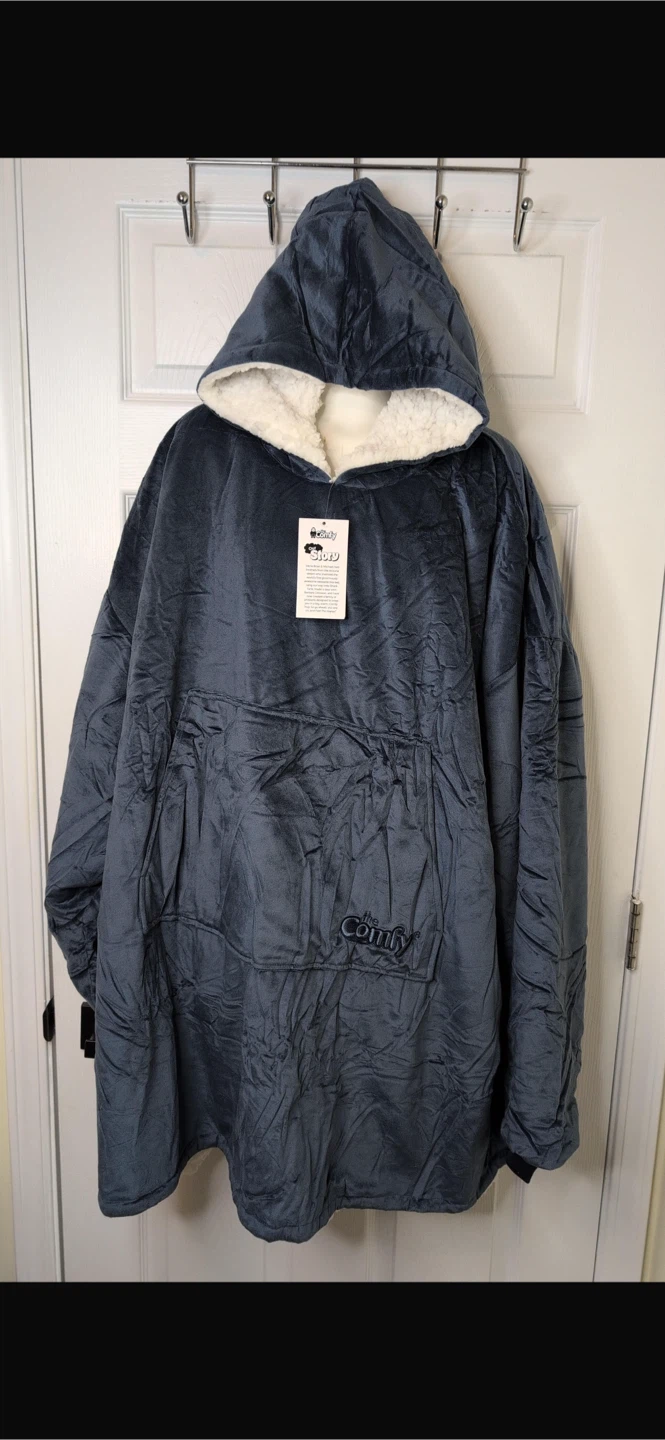 NEW! The Comfy Original Oversized Hoodie Blanket Navy - photo 5