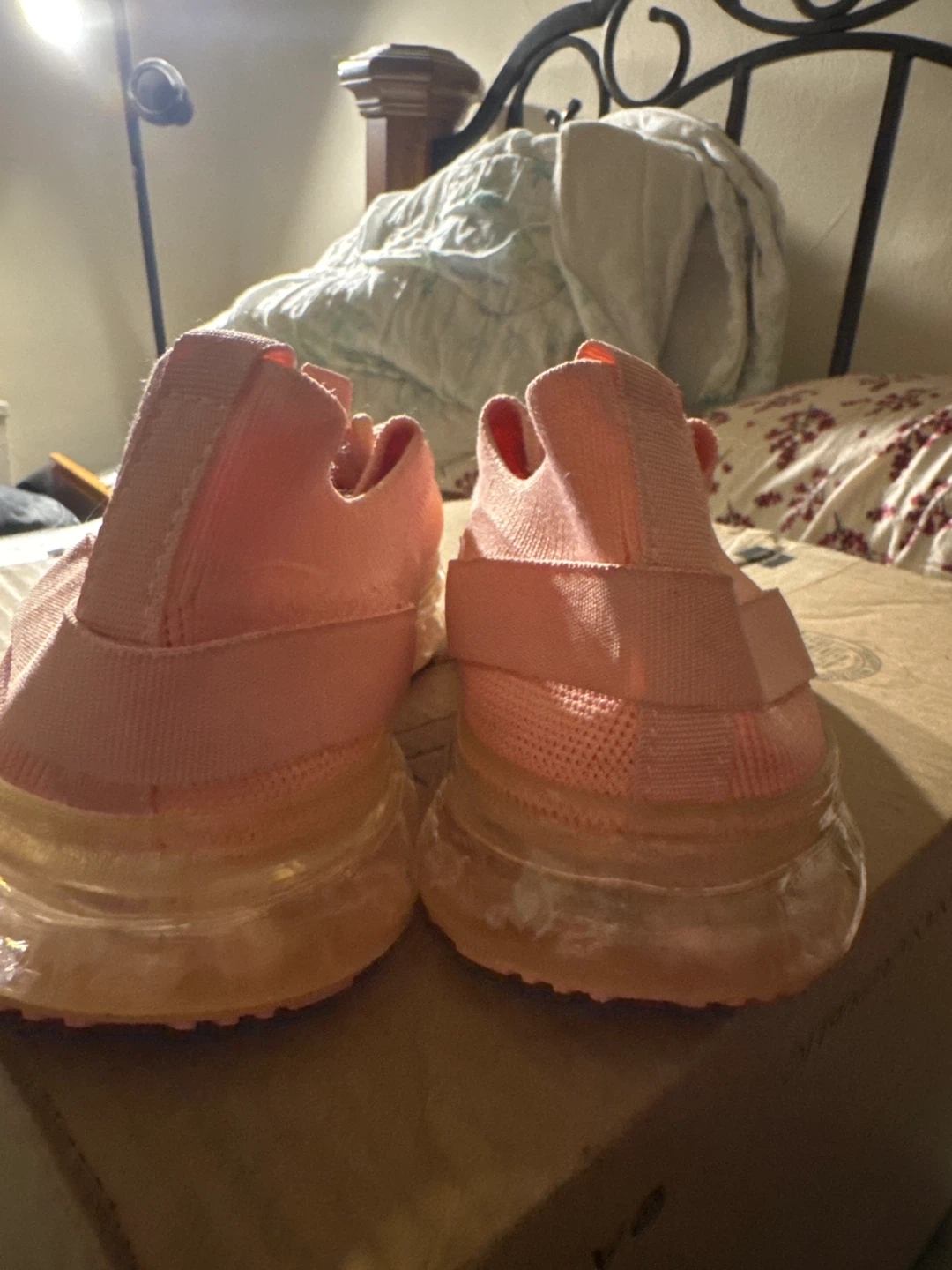 Temu Pink Knit Slip On Sneakers - photo 2