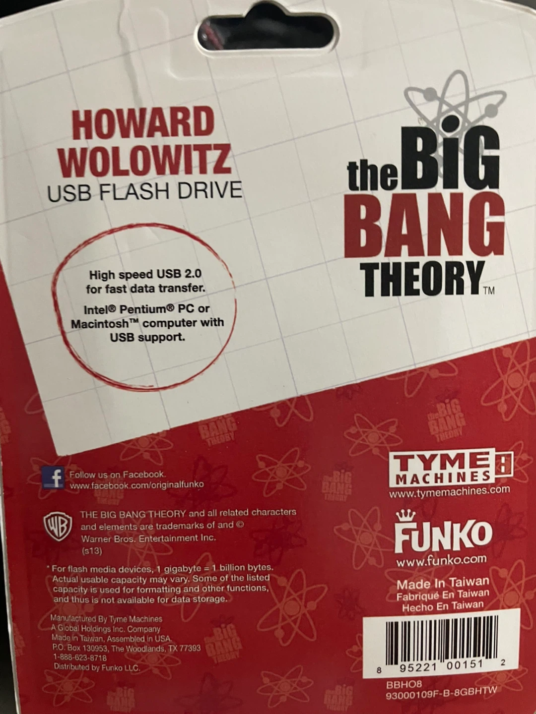 The Big Bang Theory Howard Wolowitz USB Flash Drive 8GB - photo 2