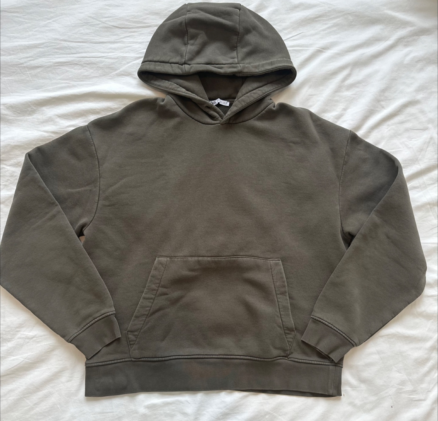 Zara Hooded Sweatshirt Pullover Hoodie - Size L