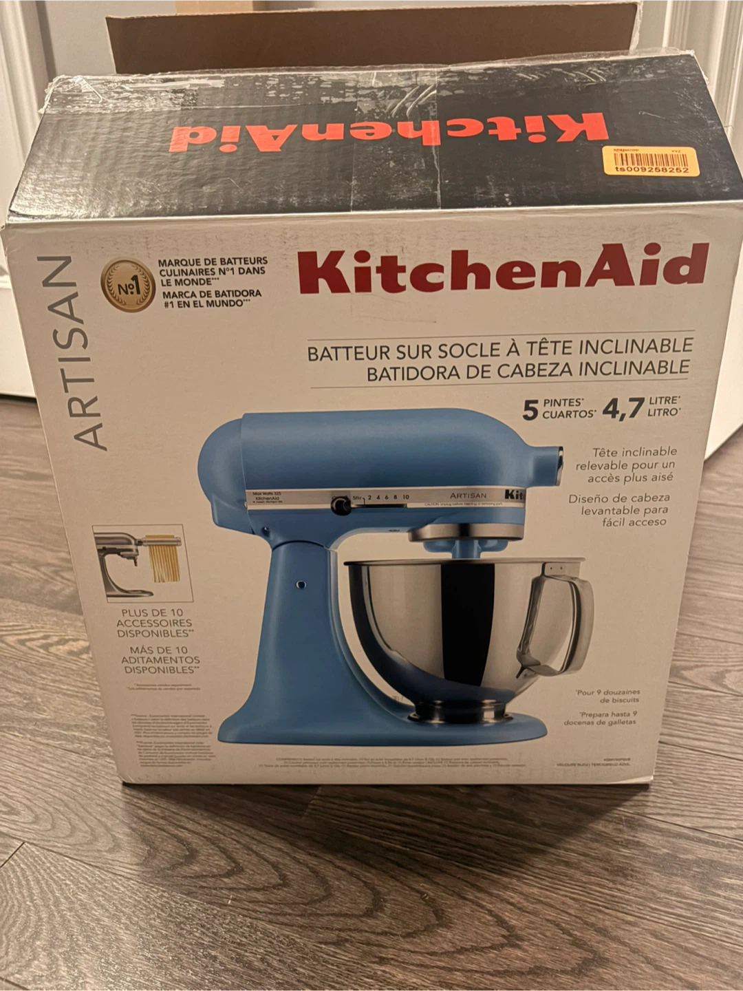 KitchenAid Artisan  Stand Mixer - Light Blue - photo 4