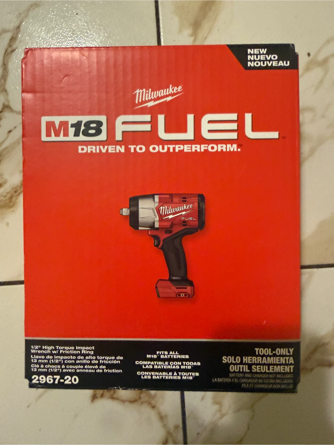 Milwaukee M18 FUEL 1/2" High Torque Impact Wrench Tool Only