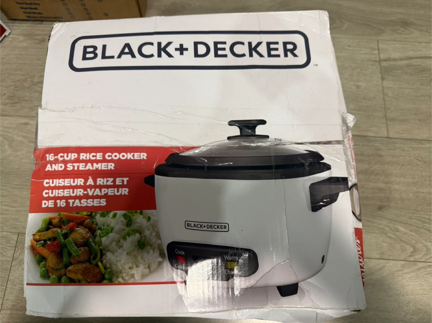 Black+Decker 16-Cup Rice Cooker and Steamer