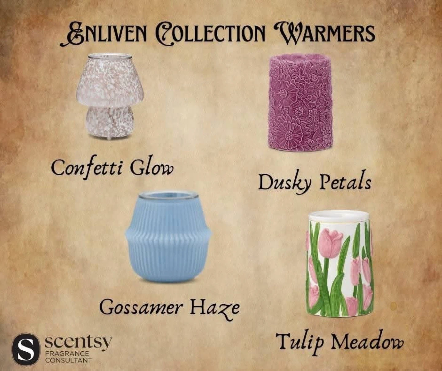 Scentsy New Warmers for this Season!
