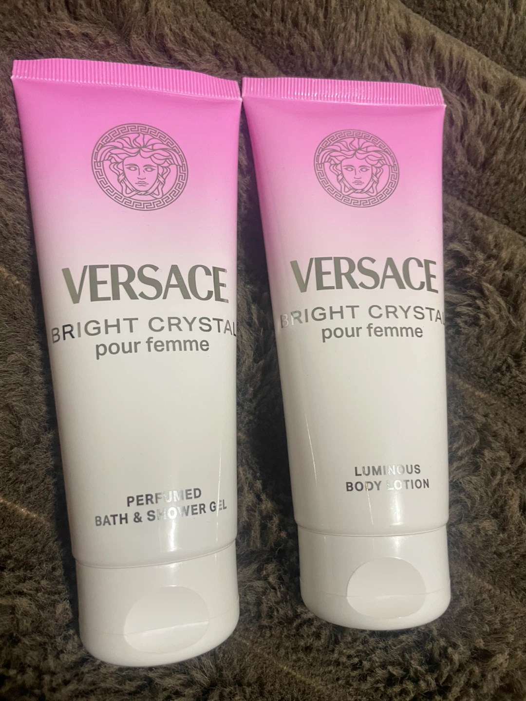 Versace Bright Crystal Bath & Shower Gel and Body Lotion Set