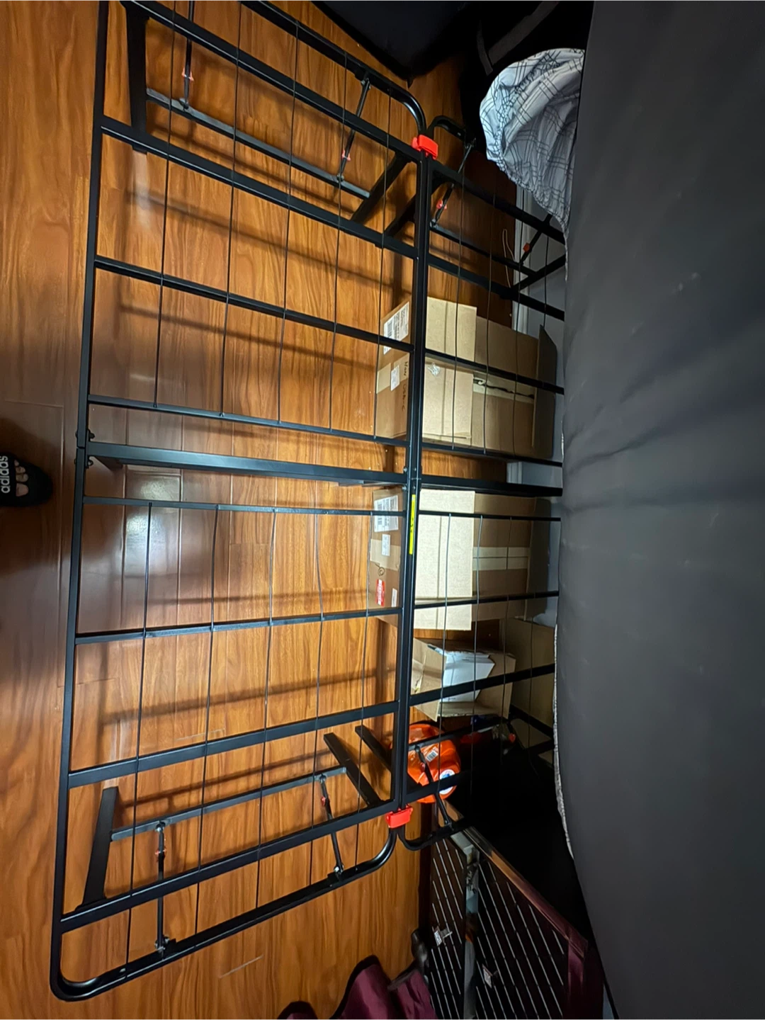 Queen Size Bed Frame and Mattress Set - photo 3