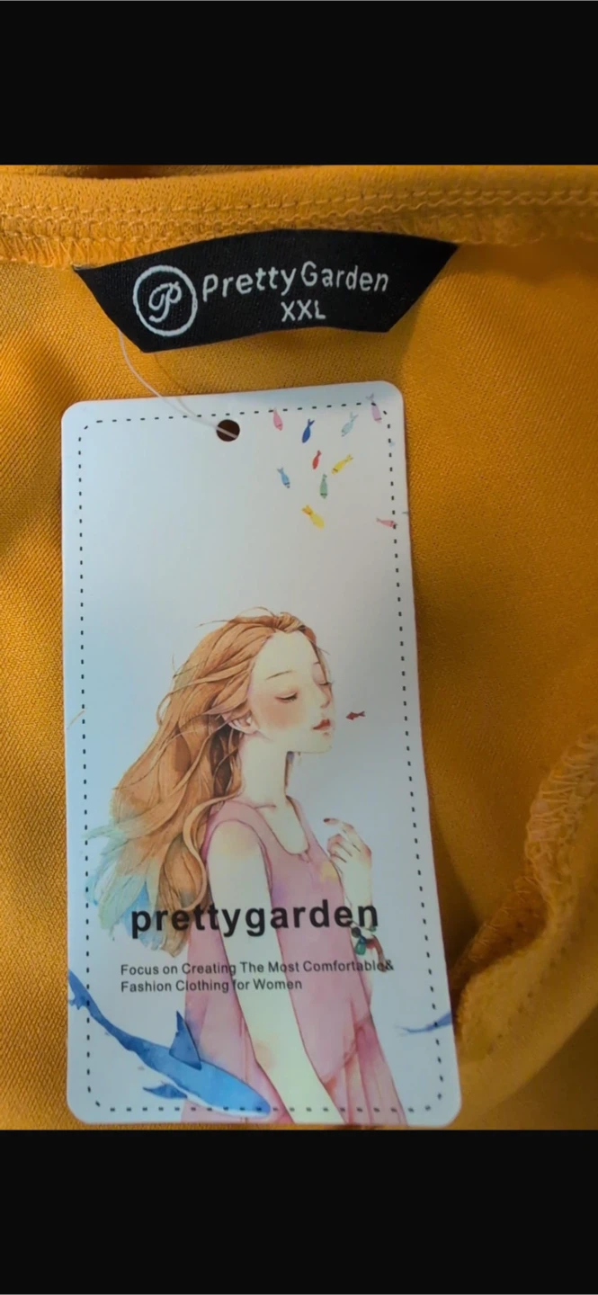 NEW With Tag! PRETTYGARDEN One Shoulder Midi Dress - photo 5