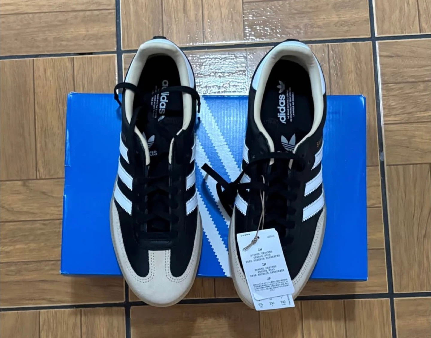 Adidas Samba OG J Black Gum Sneakers - photo 2