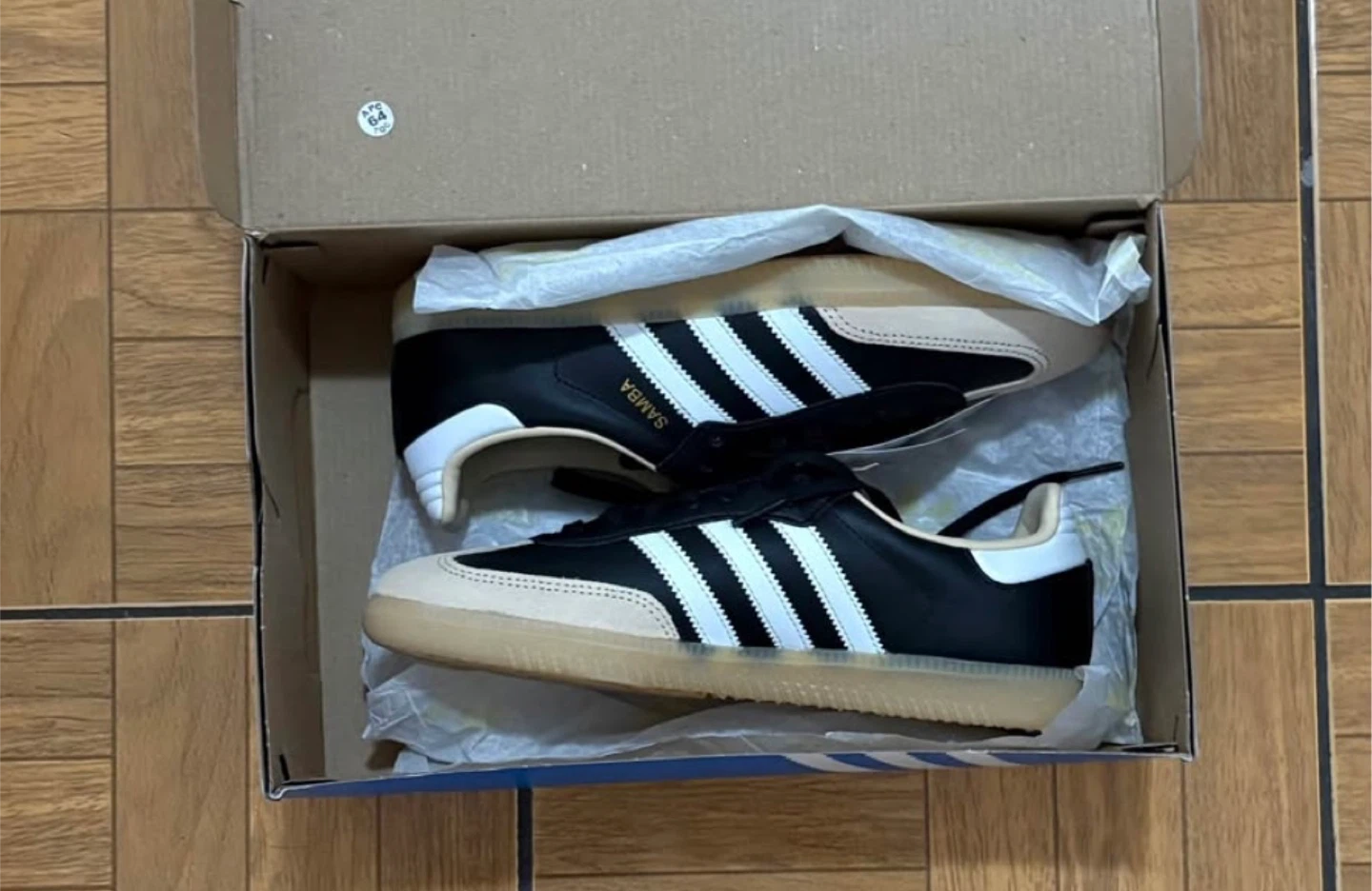 Adidas Samba OG J Black Gum Sneakers