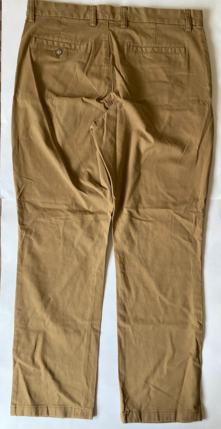 Old Navy Men's Straight Built-in Flex Khaki Pants 33x32 - photo 2