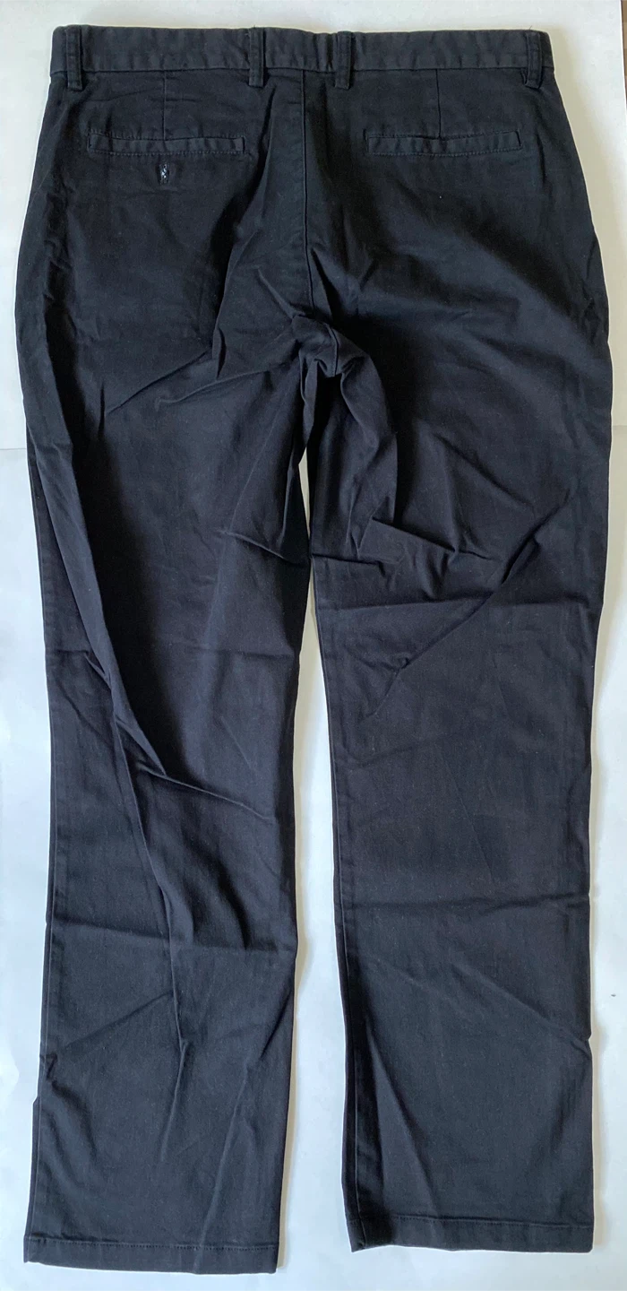 Old Navy Men's Black Straight Built-In Flex Pants 33x32 - photo 2