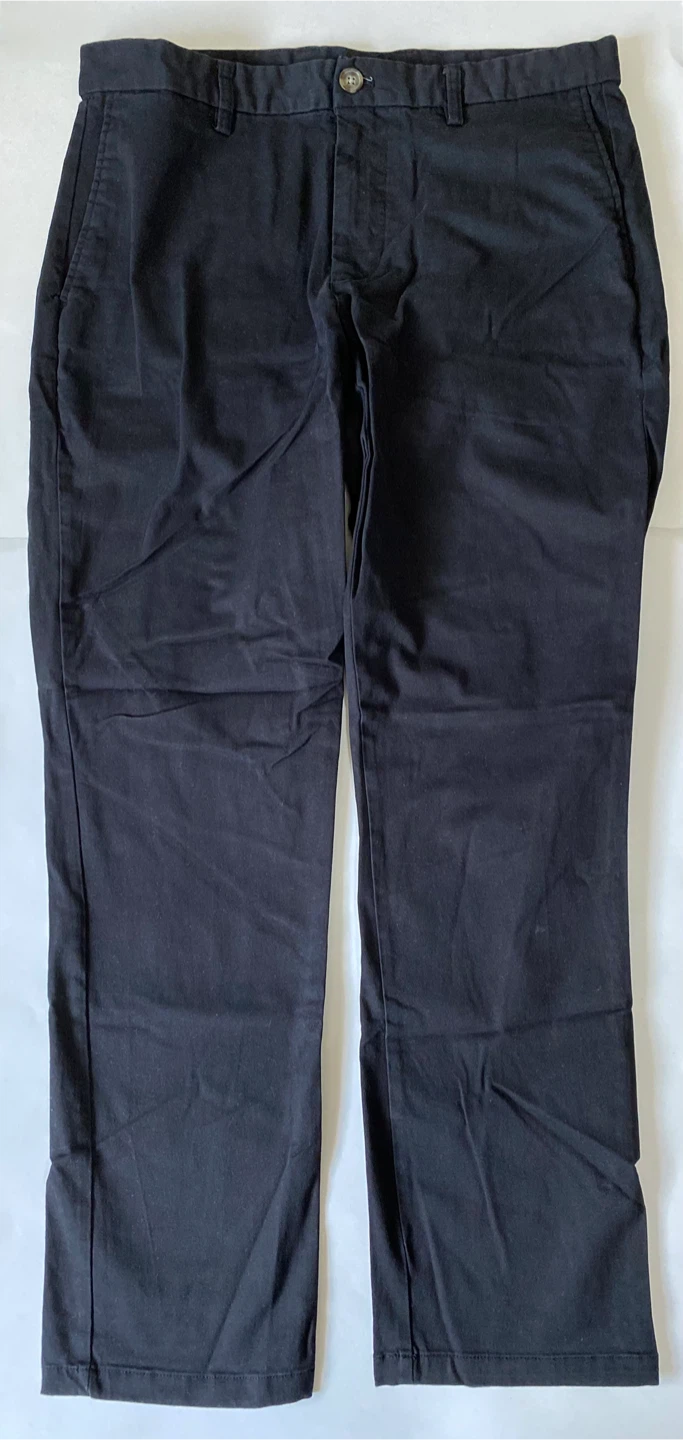 Old Navy Men's Black Straight Built-In Flex Pants 33x32
