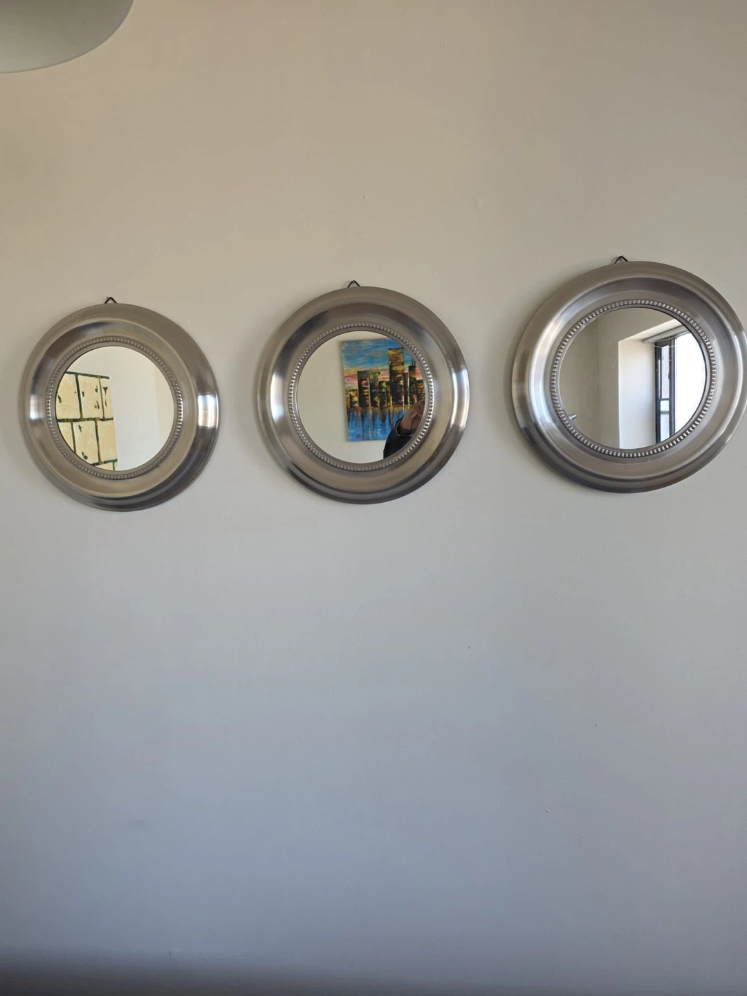 Set of 3 Round Decorative Mirrors - photo 2