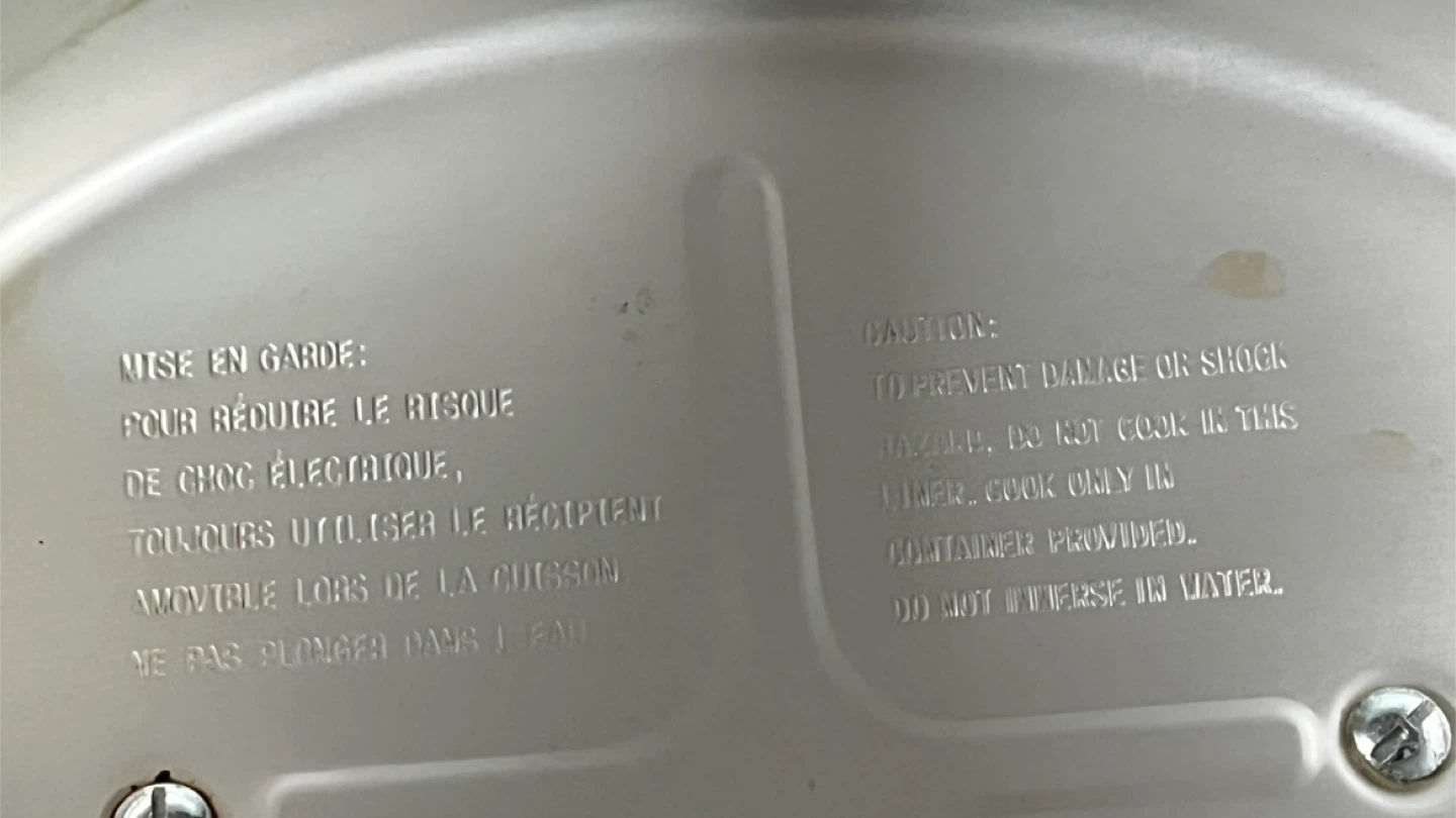 GE Slow Cooker - photo 4