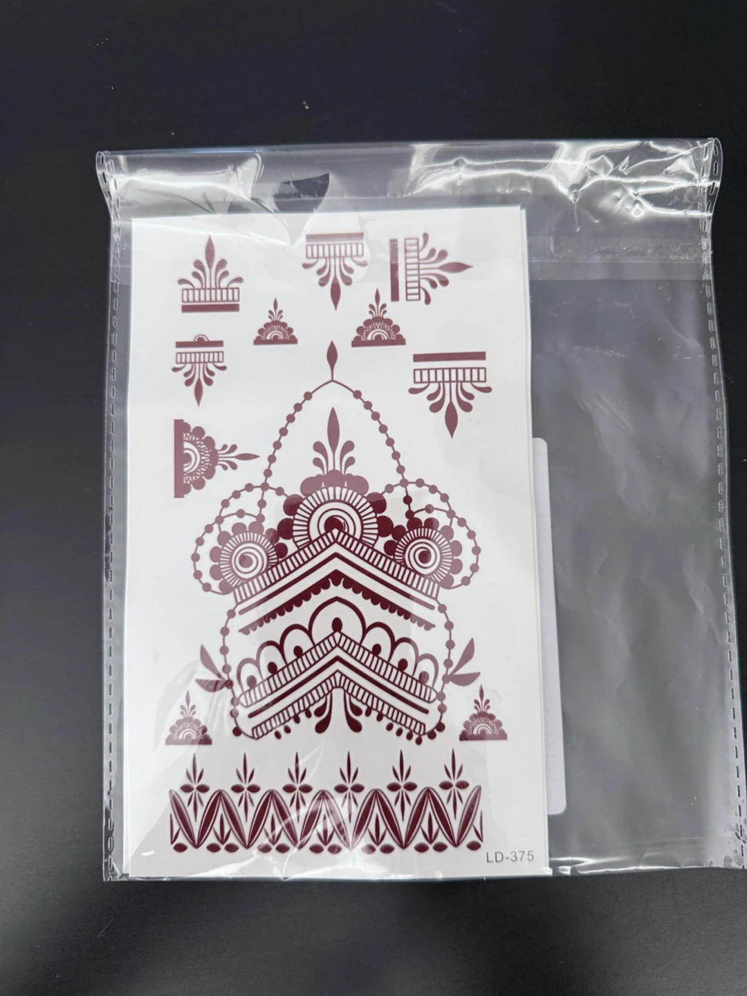 Temporary Henna Tattoo Stickers