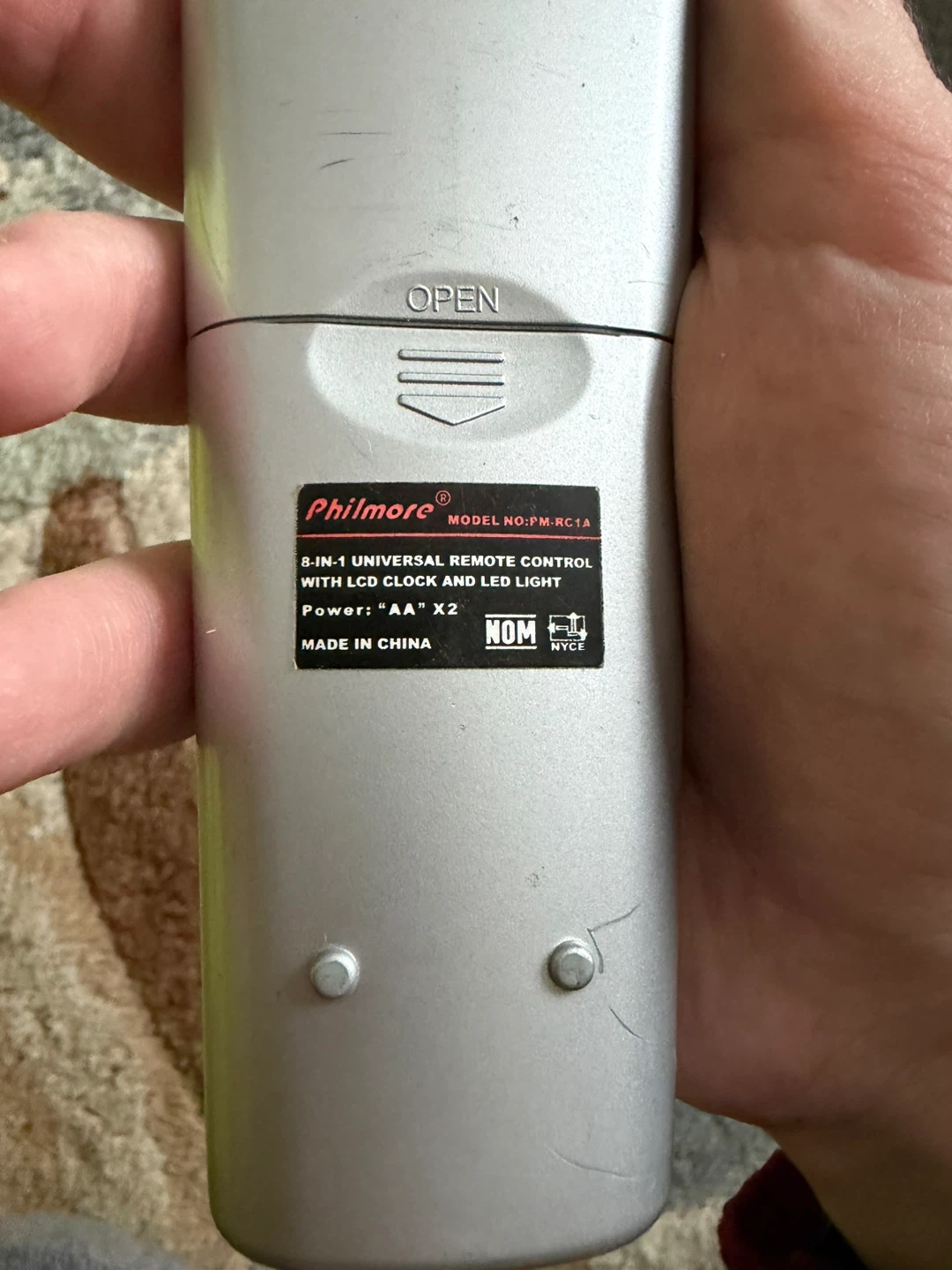 Philmore PM-RC1A Remote Control Tester – IR Remote Tester - photo 2