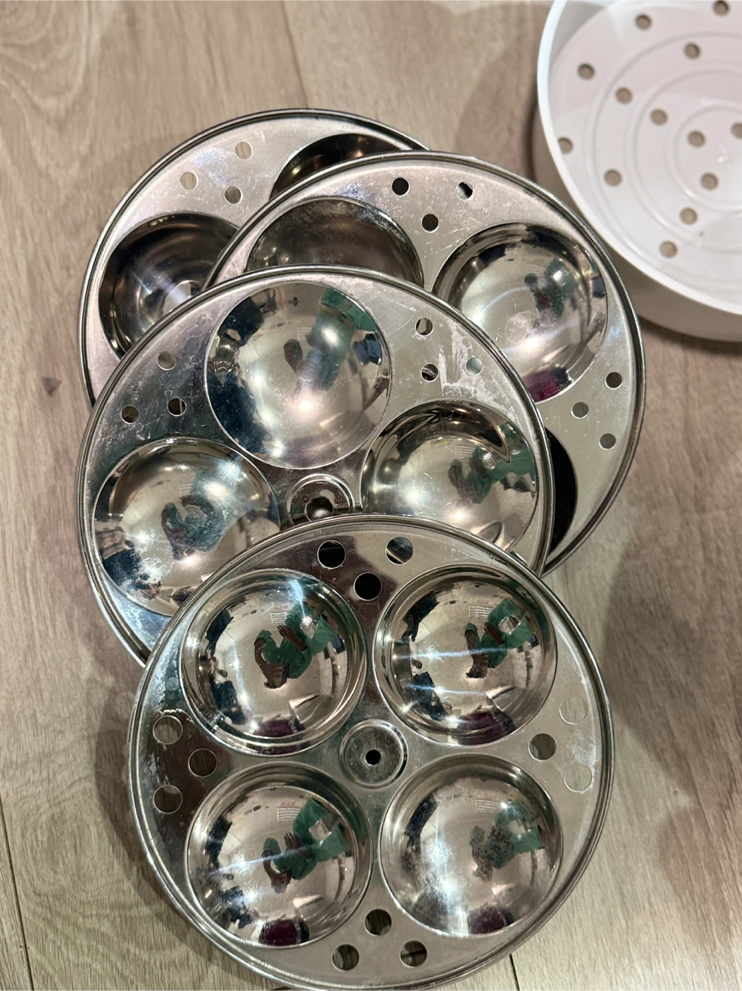 Stainless Steel Idli Steamer Plates Set