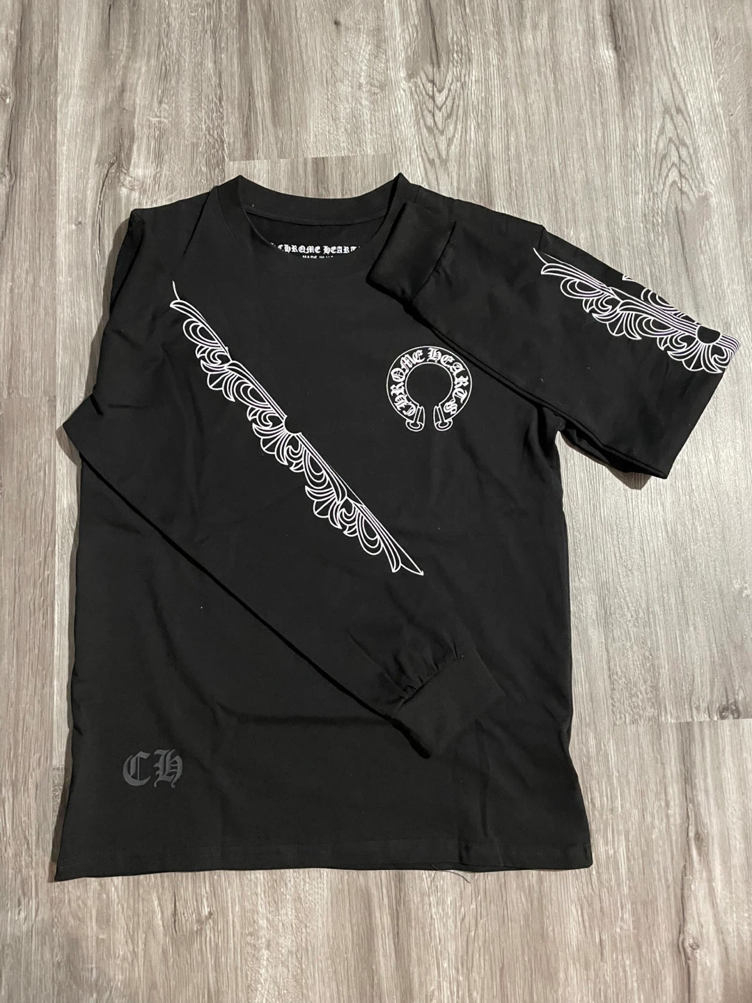Chrome Hearts Black Long Sleeve T-Shirt