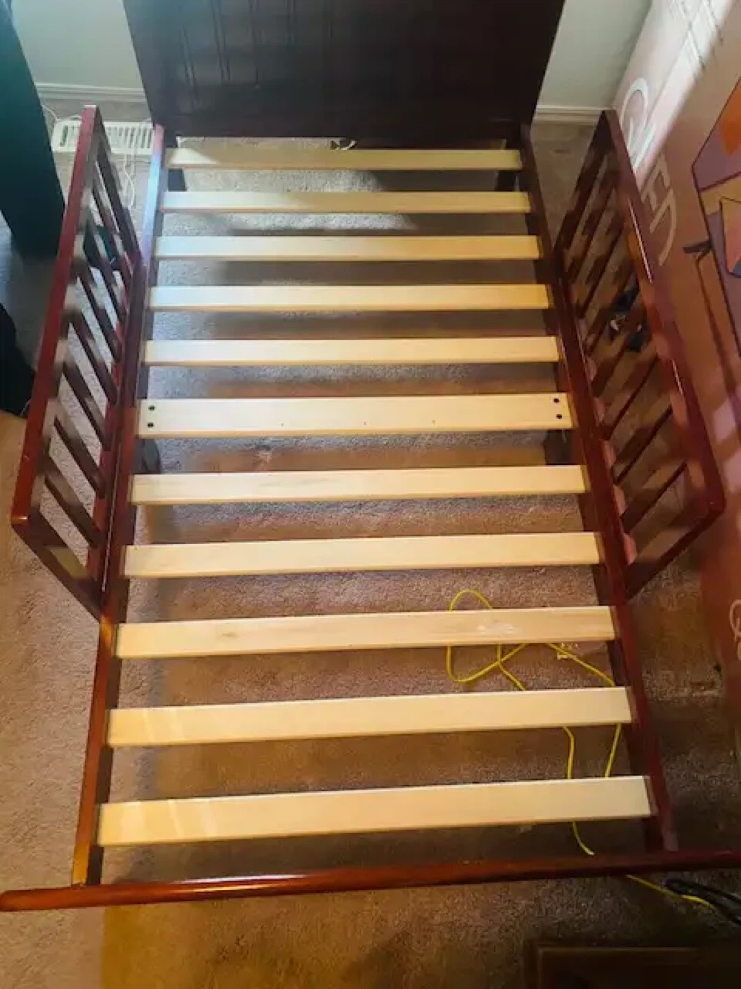 Toddler Bed Frame with Rails - photo 2