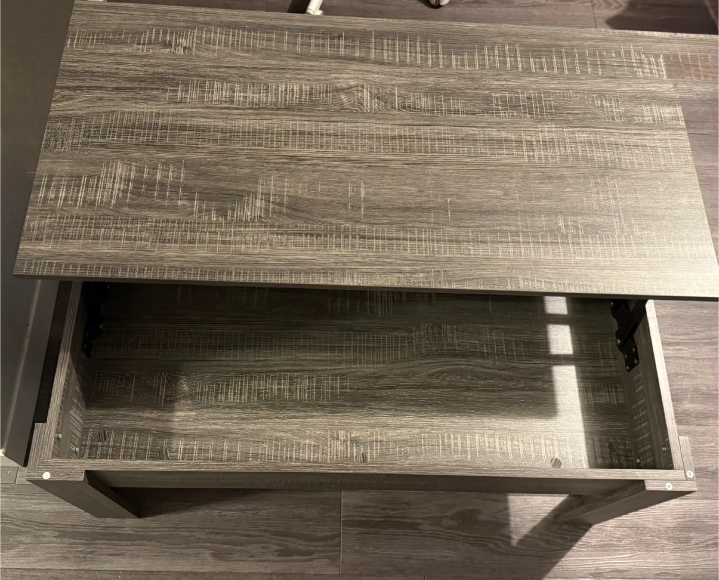 Lift Top Coffee Table with Hidden Storage - photo 2