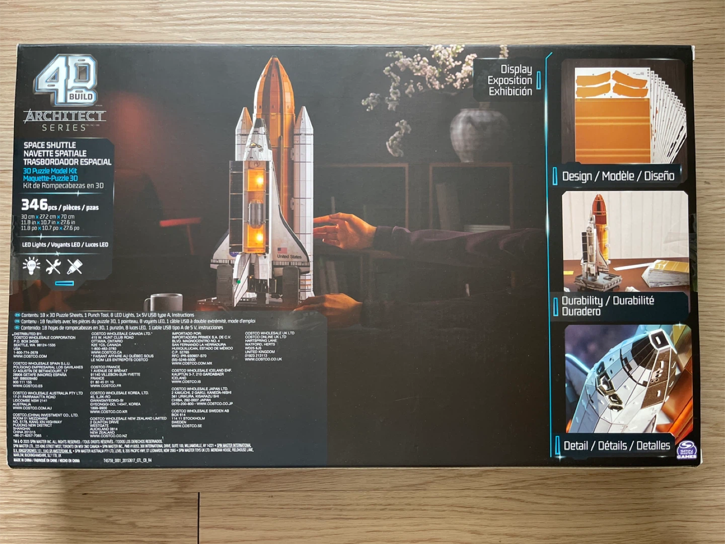 4D Build Architect Series Space Shuttle 3D Puzzle Model Kit - photo 2