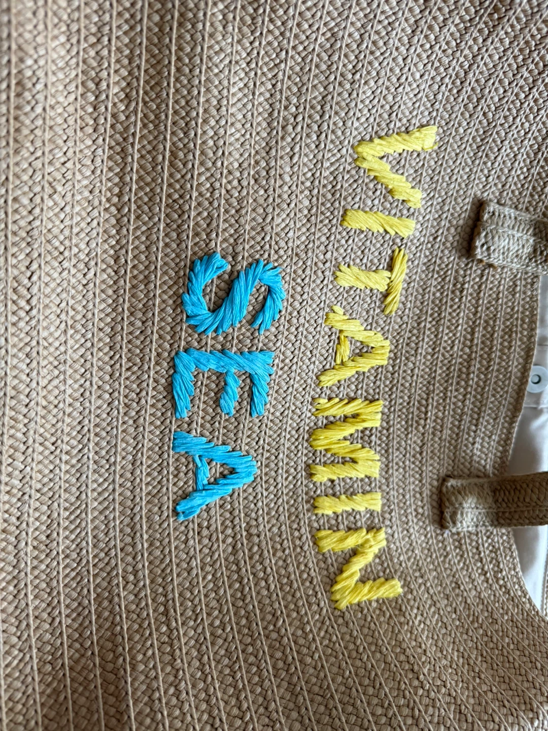 Straw Tote Bag "Vitamin Sea" - photo 3