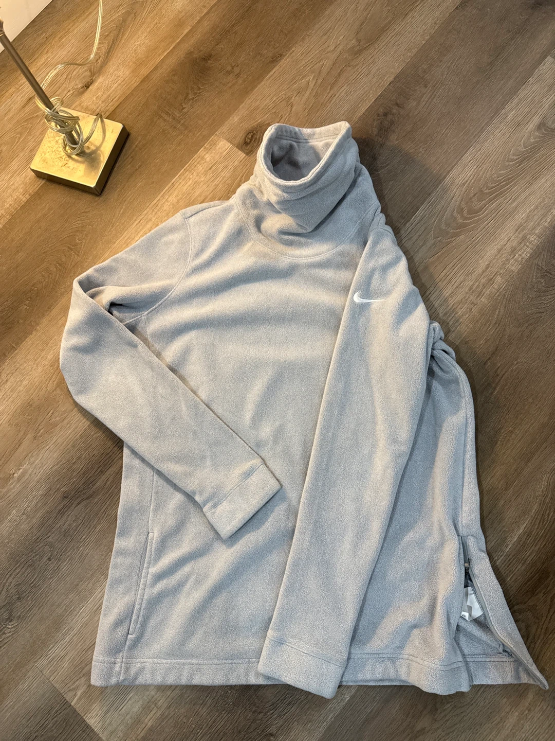 Nike Women's Gray Fleece Turtleneck