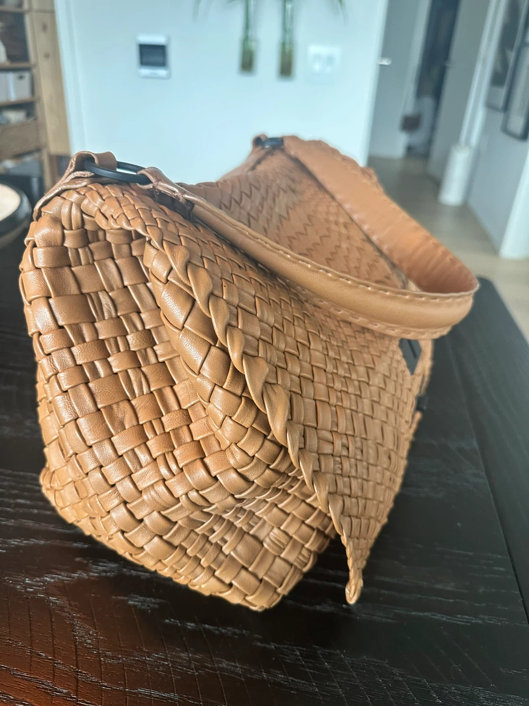 Italian Woven Leather Handbag - photo 2
