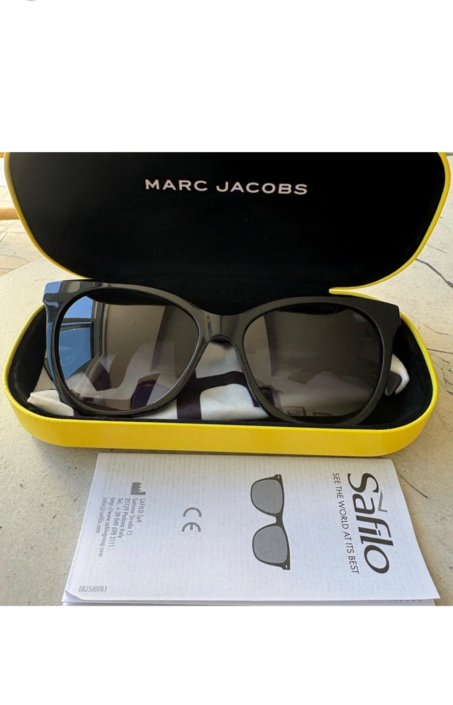 Marc Jacobs Black Cat-Eye Sunglasses MJ336/S
