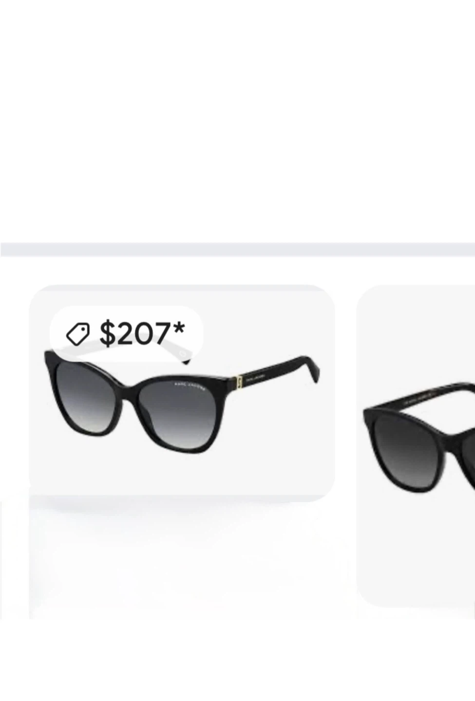 Marc Jacobs Black Cat-Eye Sunglasses MJ336/S - photo 5