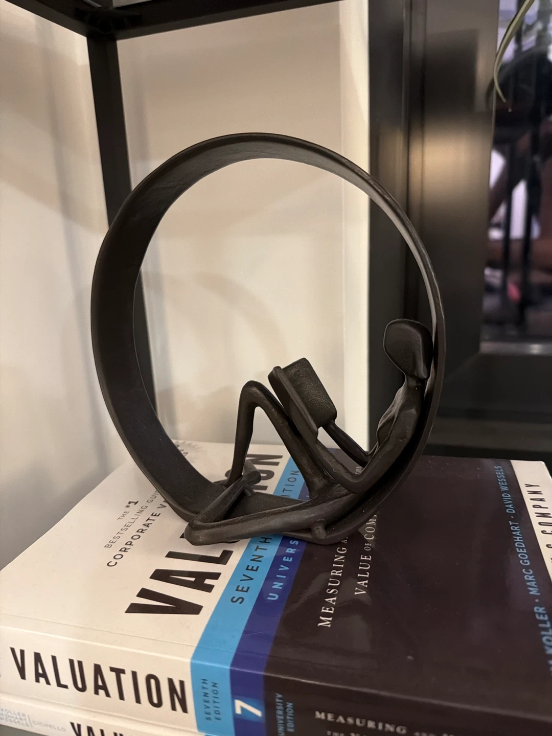 Reader Iron Figurine