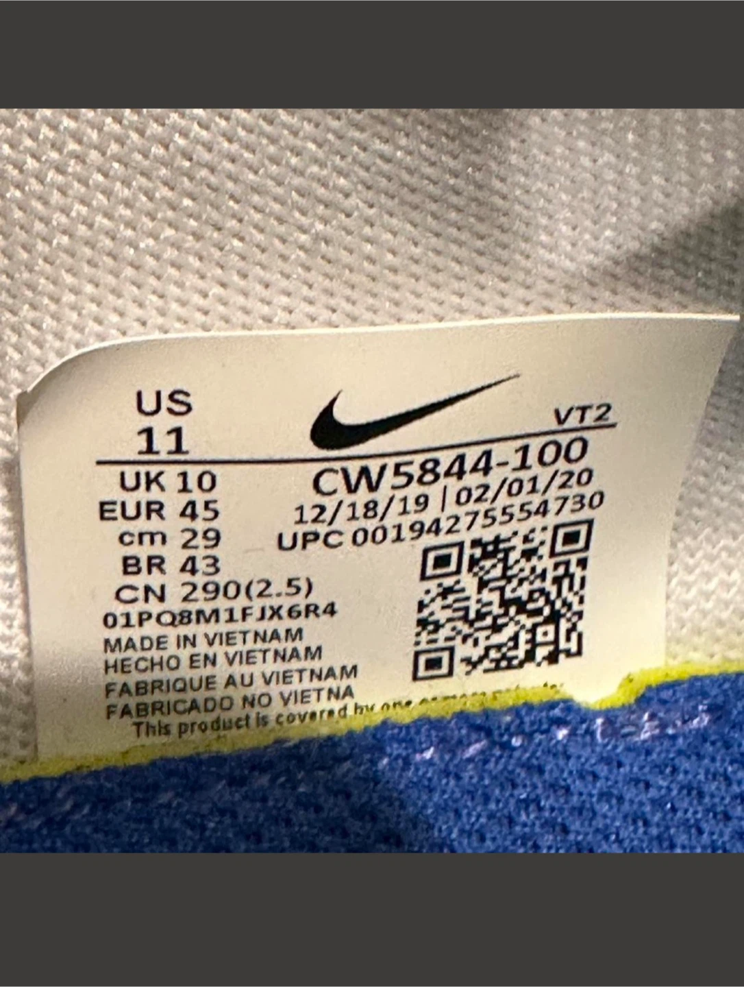 Nike Renew Run Men's Running Shoes Size 11 White CW5844-100 - photo 3