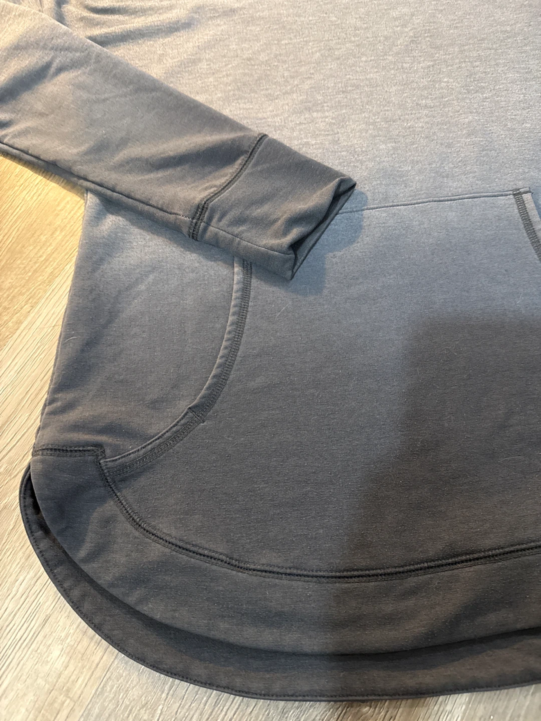 Grey Ombre Hooded Pullover - photo 2