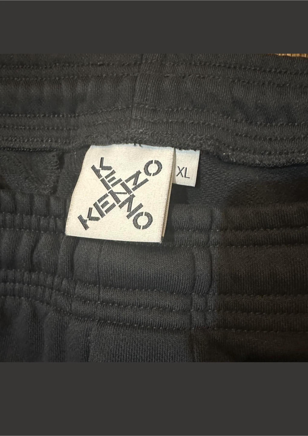 Kenzo Black Logo Joggers Pants Size XL - photo 2