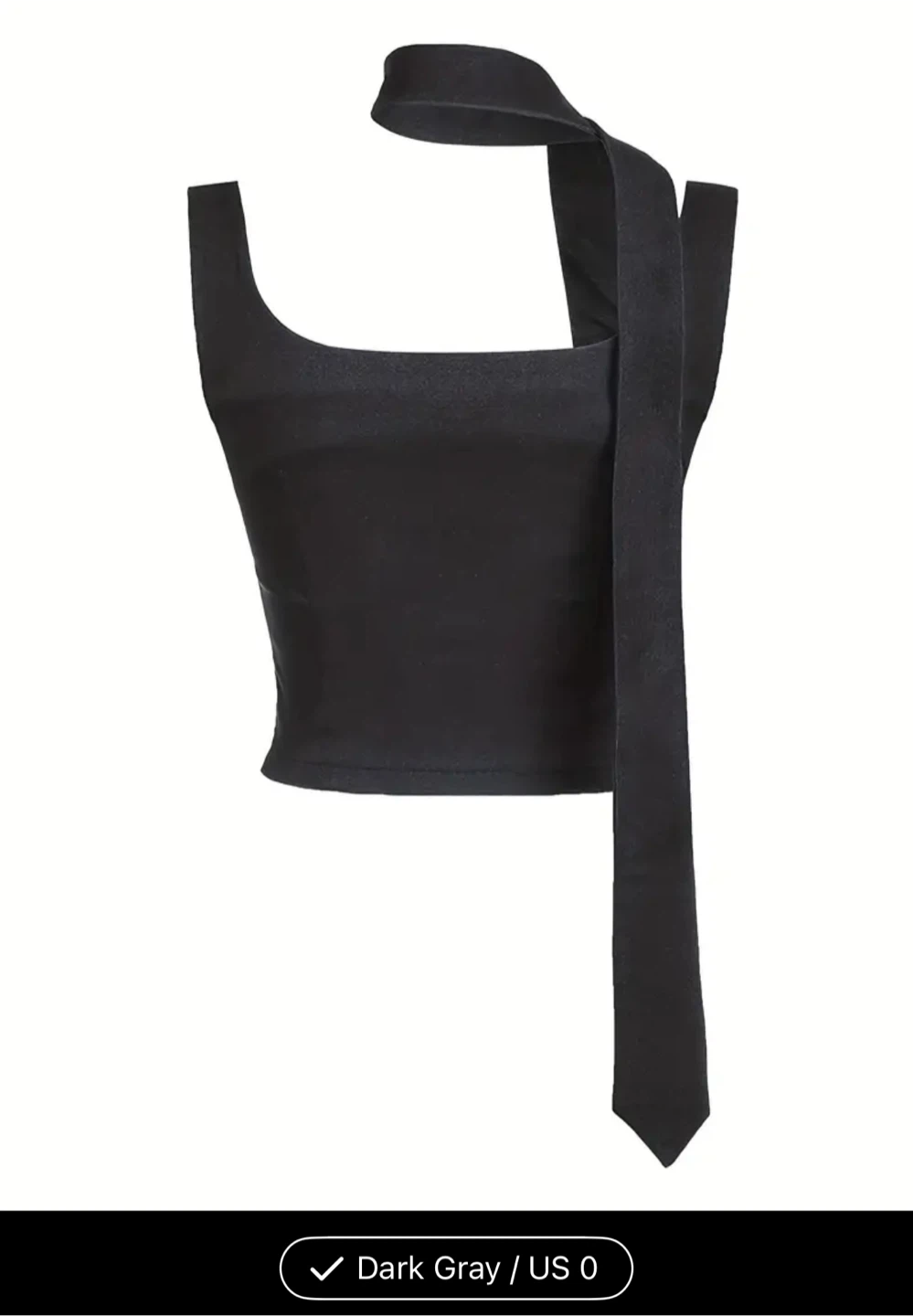 Dark Gray Corset Top - Size US 0 - photo 5