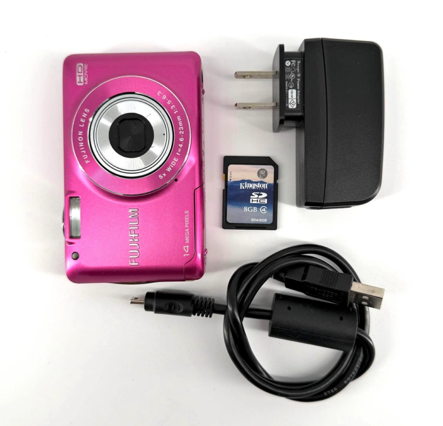 Fujifilm Pink 14MP Digital Camera with Accessories