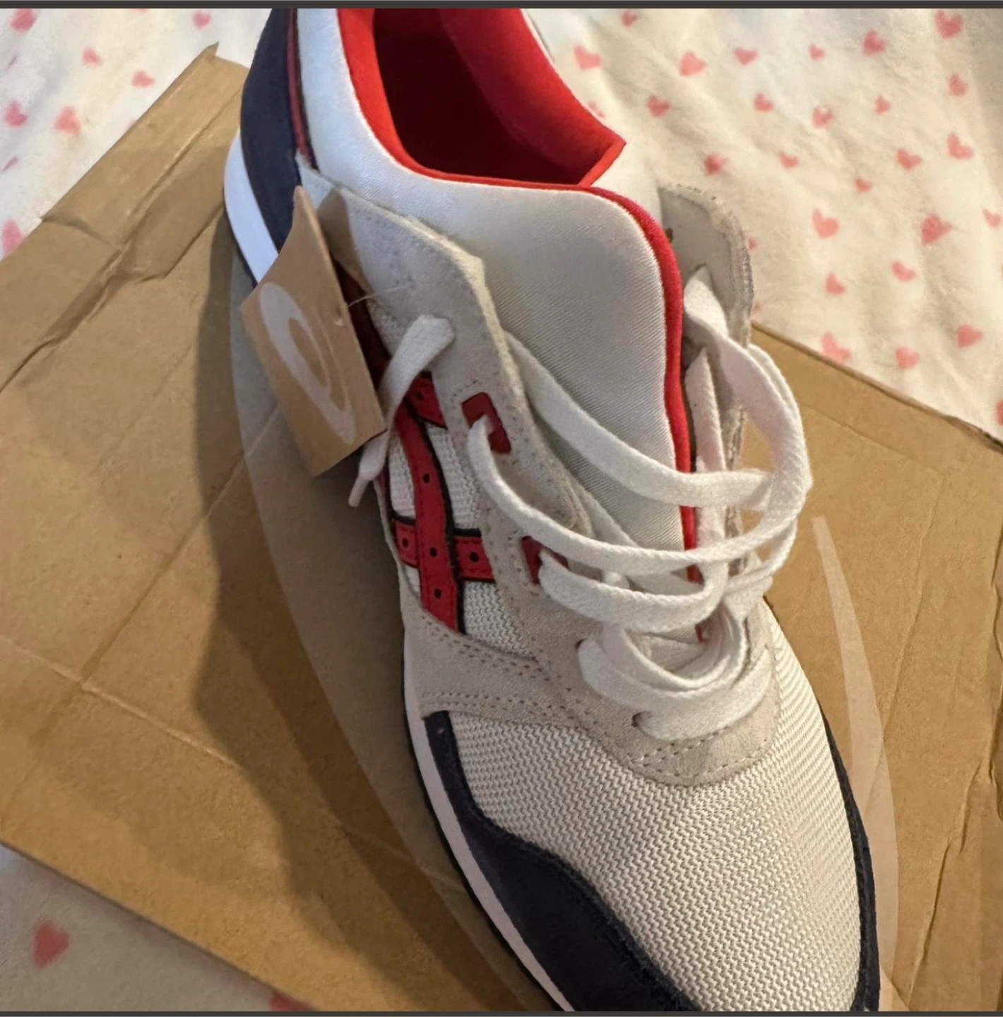 ASICS Gel-Lyte III OG Men's Shoes White/Classic Red US 11.5 - photo 2