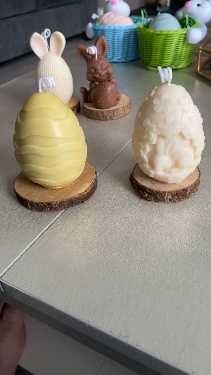 Easter Themed Candles - Bunny and Egg Shapes - photo 2