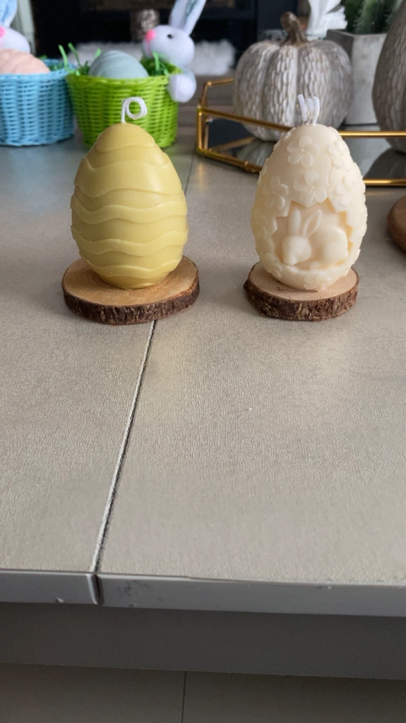 Easter Themed Candles - Bunny and Egg Shapes
