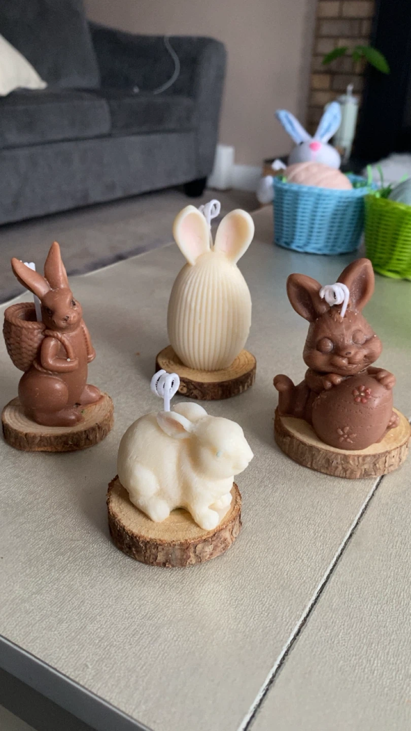 Easter Themed Candles - Bunny and Egg Shapes - photo 3