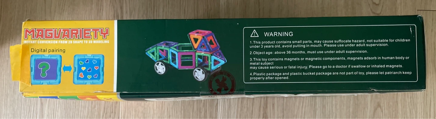 Magvariety Upgraded Edition Magnetic Building Blocks - photo 4