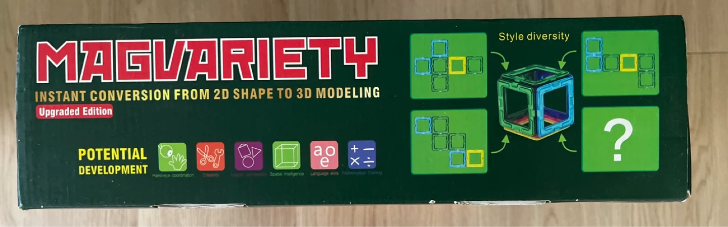 Magvariety Upgraded Edition Magnetic Building Blocks - photo 5