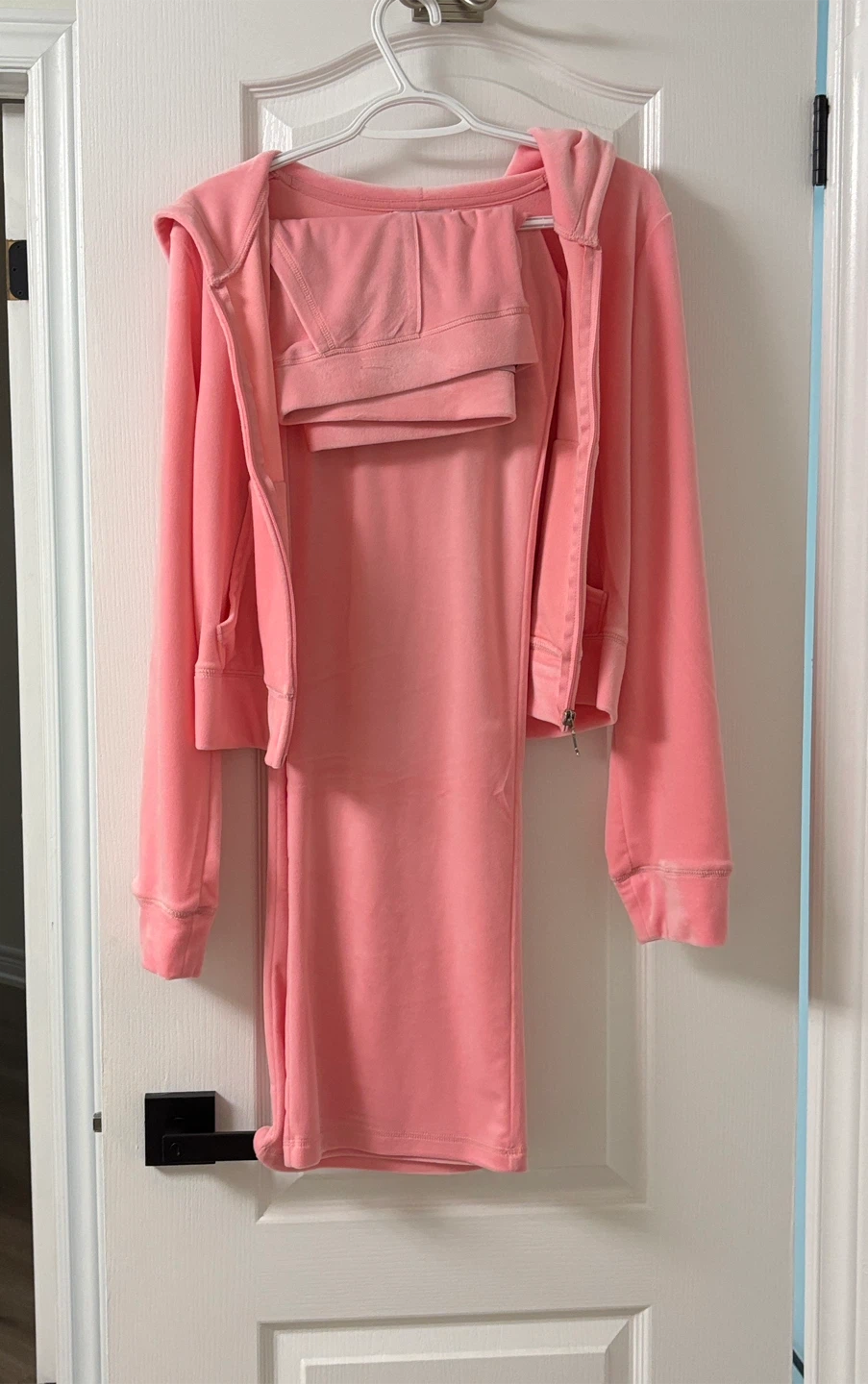 Y2K New with tag juicy contour velour tracksuit set size medium - photo 2