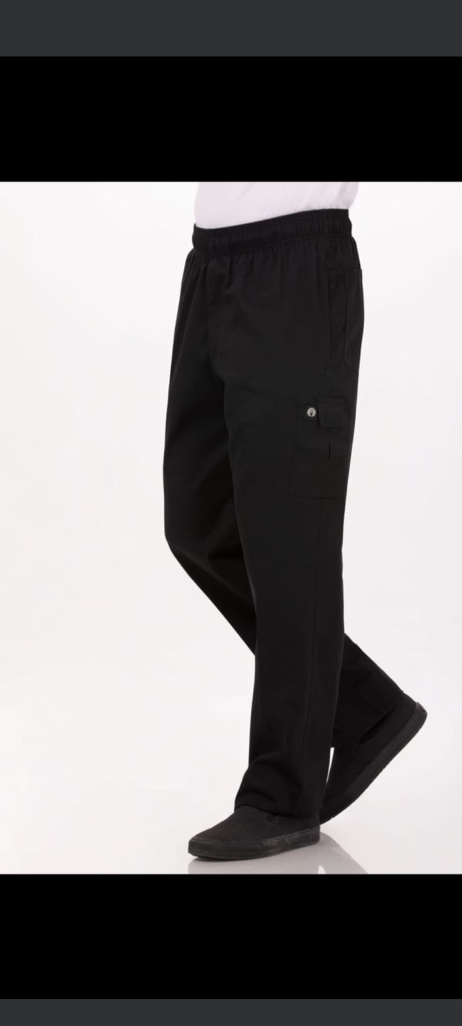 Black Chef Cargo Pants - photo 4
