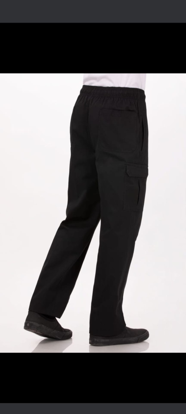 Black Chef Cargo Pants - photo 2